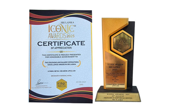 ICONIC Award 2025 – Excellence in Quarry and Crushing Operations
